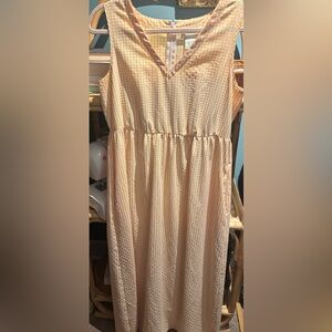 Vintage Jeffrey Banks Butter Yellow Gingham Maxi Dress